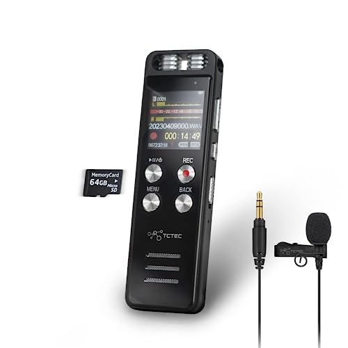 TCTEC 96GB Digital Voice Recorder