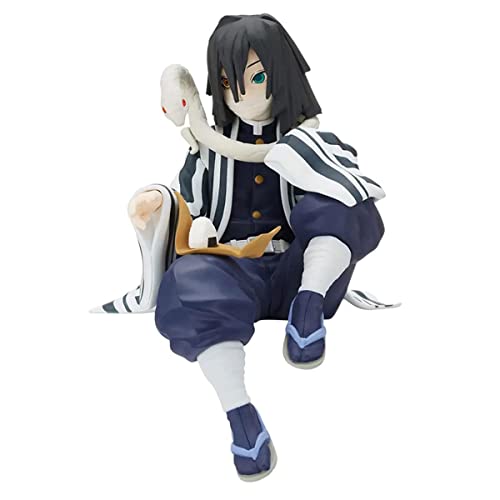 TCXDOQ Demon Figure Anime Action Figures Sitting Pose Eating Rice Balls Perching Figurine Model Toys (Obanai-I)