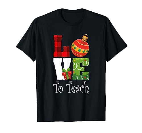 Teacher Christmas Ornament Love T-Shirt