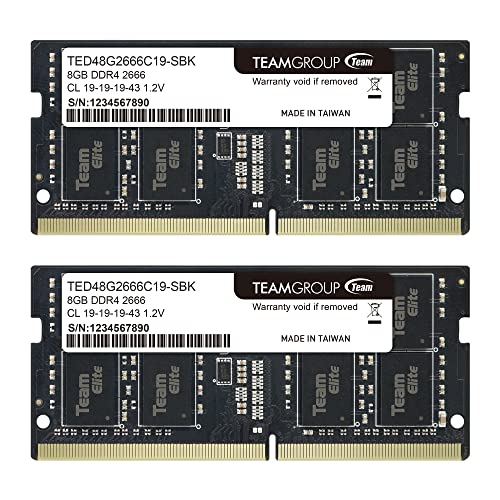 TEAMGROUP DDR4 16GB Kit Laptop Memory Module Upgrade