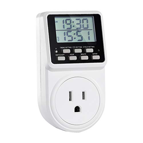 Techbee Digital Infinite Repeat Cycle Intermittent Timer Plug