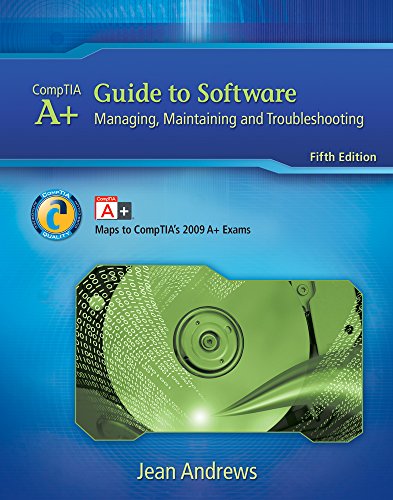 Technology CourseMate for Andrews' A+ Guide to Software