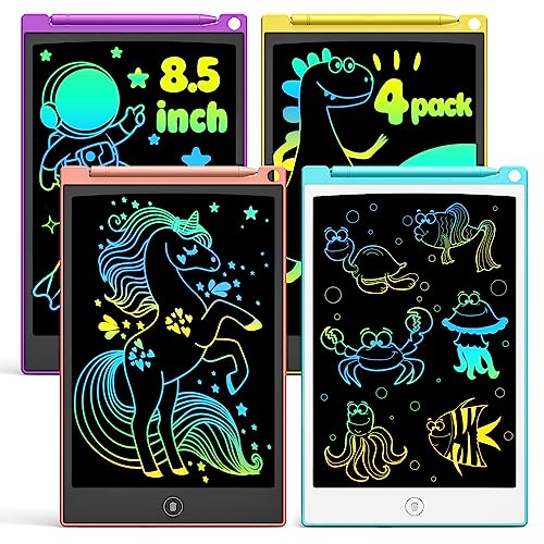 TECJOE 4 Pack LCD Writing Tablet for Kids