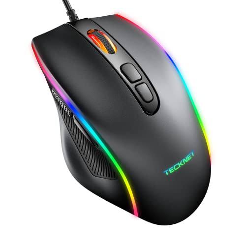 TECKNET Wired Gaming Mouse