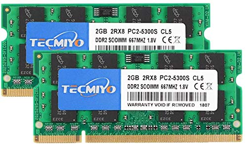 TECMIYO DDR2 Sodimm Laptop Memory Ram Module