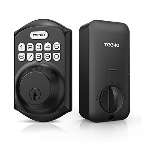 TEEHO TE001 Keyless Entry Door Lock - Matte Black