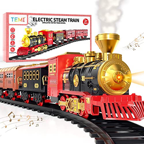 TEMI Train Set with Steam Locomotive