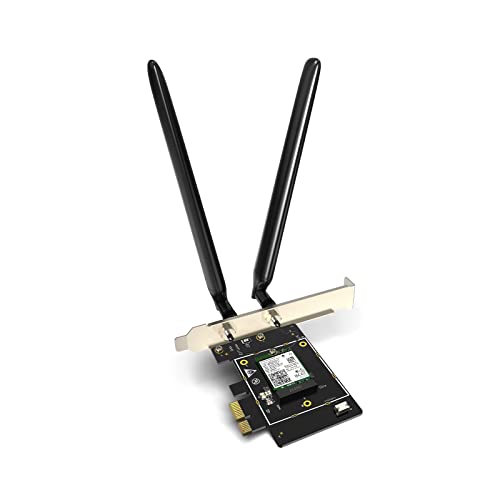 Tenda WiFi 6E Card - High-speed PCIe WiFi 6E for Desktop PC with Bluetooth 5.2