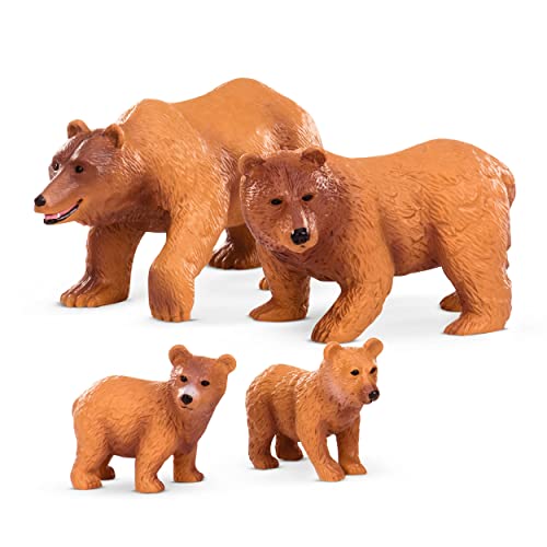Terra Brown Bear Family Toy Figure Set