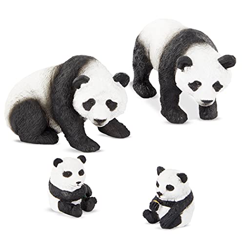 Terra by Battat Giant Panda Family Toy Set