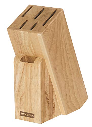 Tescoma Wooden Knife Block (5 Knives and Scissors)