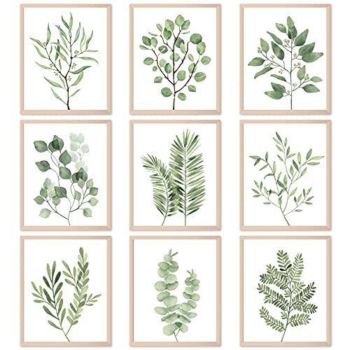 Tevxj Botanical Plant Wall Art Prints