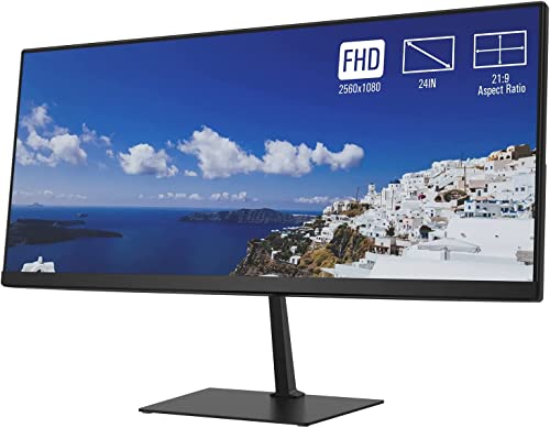 TEWELL 24" Ultra Wide IPS Computer Monitor