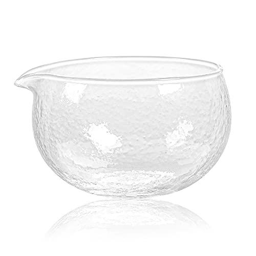Textured Glass Matcha Bowl - Japanese Style Chawan
