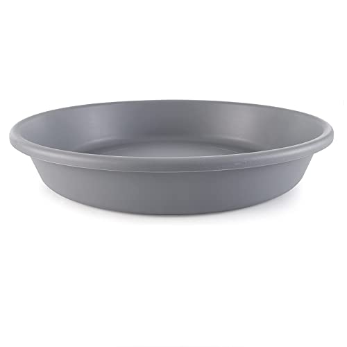 The HC Companies 10 Inch Round Plastic Classic Plant Saucer