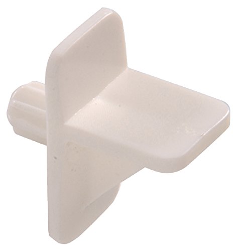 The Hillman Group 52057 1/4-Inch Square Shelf Pin-White Plastic, 15-Pack