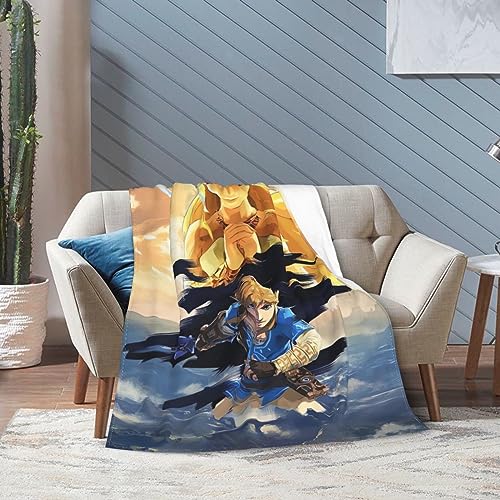 The Legend of Ze-lda Blanket - Soft and Comfy Anime Bed Throw