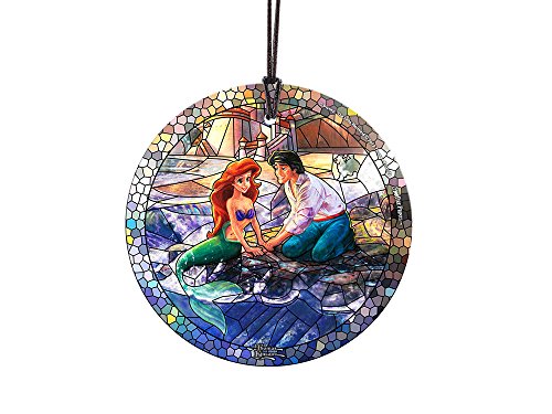 The Little Mermaid Ariel and Eric Glass Print Accessory