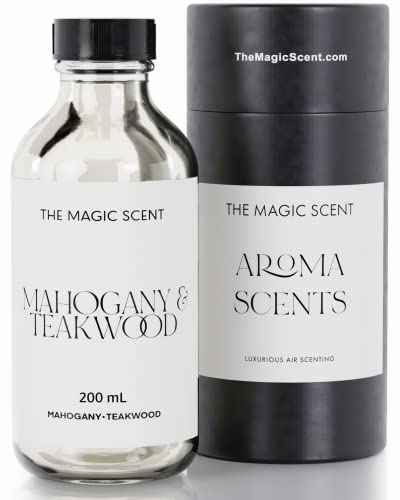 The Magic Scent "Mahogany & Teakwood" Oils for Diffuser - HVAC, Cold-Air, & Ultrasonic Diffuser Oil