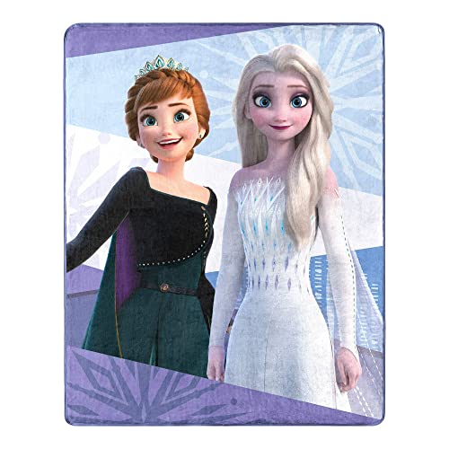 The Northwest Store Disney Frozen 2 Throw Blanket Forever Silk Touch Anna Elsa