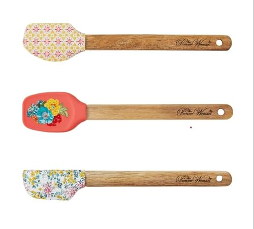 The Pioneer Woman Mini Spatulas with Acacia Wood Handles