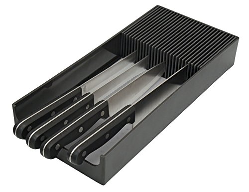 The Revolutionary Plastic KNIFEdock - In-Drawer Knife Storage
