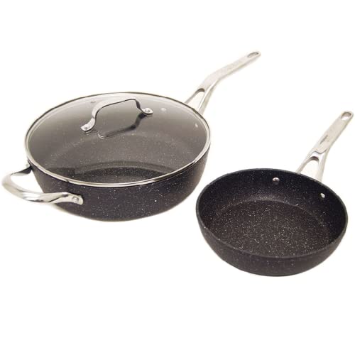 THE ROCK Cookware Set - 3-Piece Set with Stainless Steel Handles