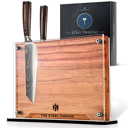 The Steel Throne Magnetic Knife Block