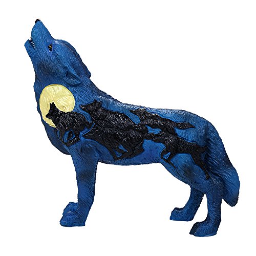 The Wolf Spirit Collection Night Rush Wolf Collectible Figurine