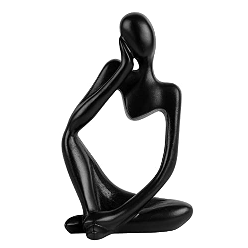 Thinker Statue Resin Abstract Sculpture
