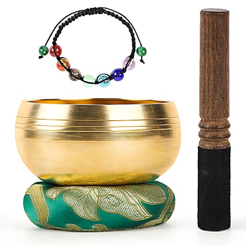 Tibetan Singing Bowl Set for Healing and Mindfulness