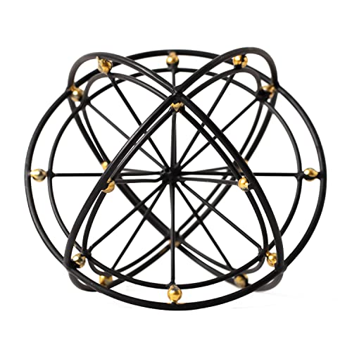 TICKCACY 6.45 Inches Metal Geometric Sphere
