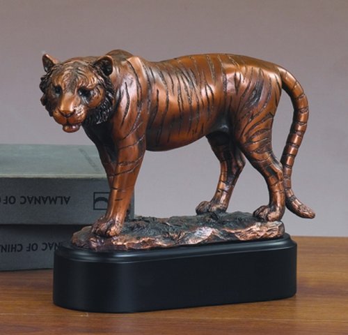 Tiger Statue - Bronze Finished Figurine