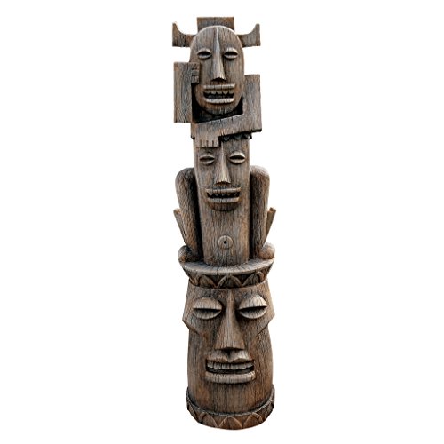 Tiki Totem Pole Statue