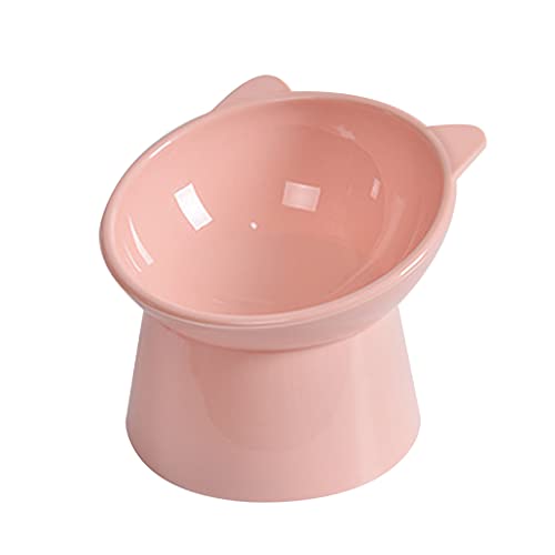 Tilted Raised Posture Cat Food Bowl - Anti Vomiting 45 Degree Elevated Stand