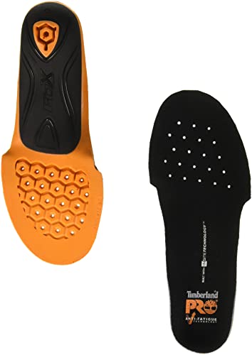 Timberland PRO Anti-Fatigue Footbed Powered by FCX Technology Insole, Orange/Black, L Medium US