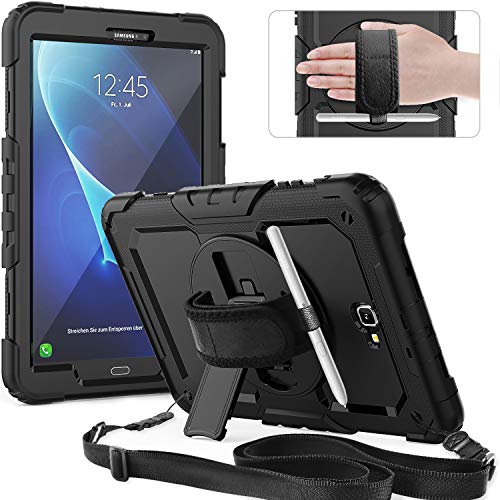 Timecity Tablet Protective Case with Stand and Shoulder Strap