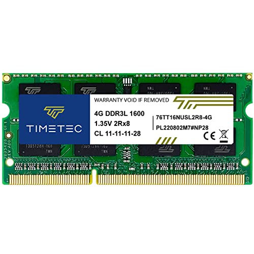 Timetec 4GB DDR3L / DDR3 Memory RAM Module Upgrade
