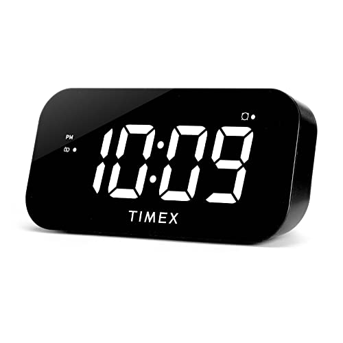 Timex Alarm Clock with Large Display & USB Charging Port