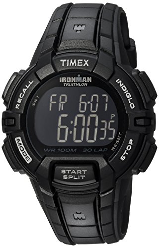 Timex Ironman Rugged 30 Full-Size Black Resin Strap Watch