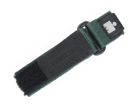 Timex Women's Black Green Nylon Sport Watch Band Strap
