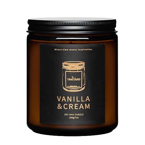 TIMEYARD Vanilla Cream Scented Candle