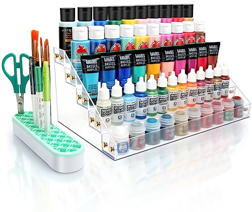 tinctor Paint Organizer & Paint Brush Holder