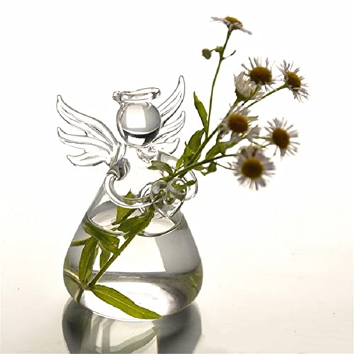 Tiny Glass Angel Vase