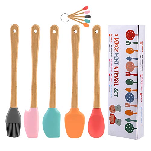 Tiny Silicone Spatula Set: Perfect for Small Cooking Jobs