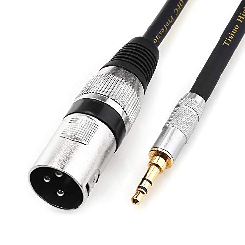 TISINO 3.5mm to XLR Cable - Reliable Audio Connection Solution