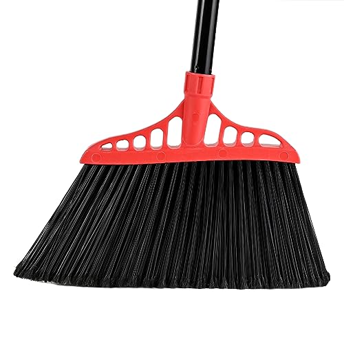 12 Pcs Heavy Duty Broom Bulk 53 Inch Commercial Angle Brooms for