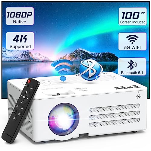 TMY Portable Projector with WiFi and Bluetooth