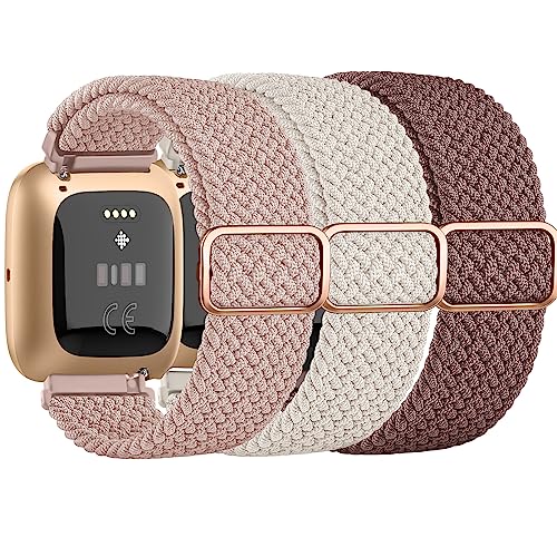 Tobfit Elastic Bands for Fitbit Versa 2 Watch, Stylish Replacement Wristbands