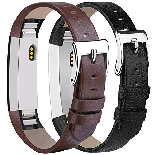 Tobfit Leather Bands Compatible with Fitbit Alta/Alta HR Bands